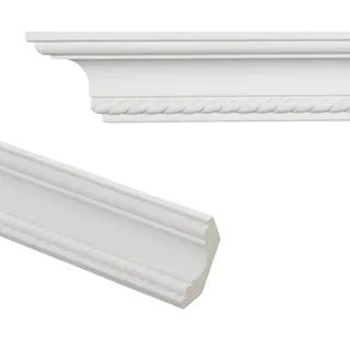 Rope 3.1-inch Crown Molding (8 pieces) | Bed Bath & Beyond