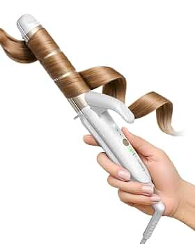 Dual-Voltage Curling Iron: 110V-240V 1 Inch Ceramic Barrel 2-in-1 Curling Iron for Women - Europe... | Amazon (US)