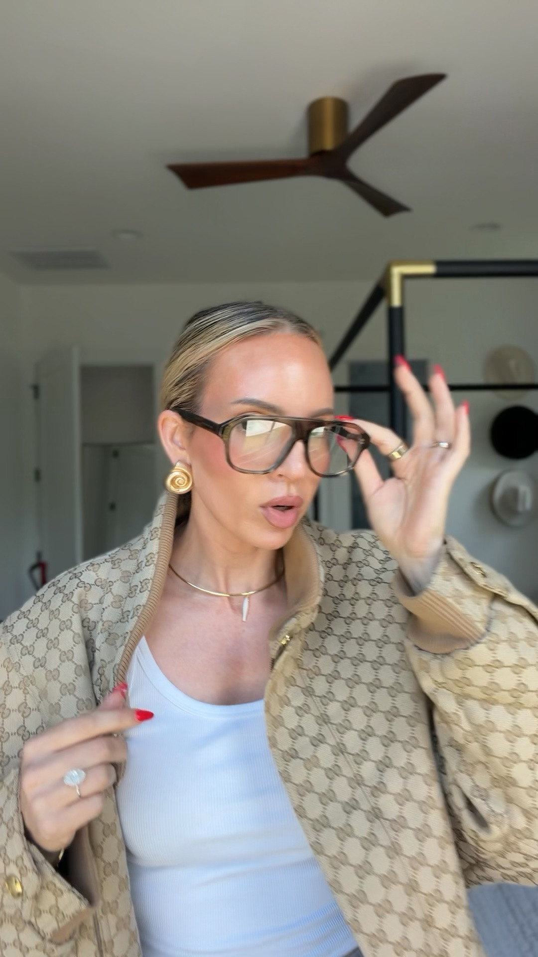 Every time I wear these glasses, I get compliments. I actually bought the Saint Laurent looking ones of these and I sent them back. I love these more. Wearing a size 42 in the jacket ￼￼

#LTKootd #LTKgrwm #LTKOver40