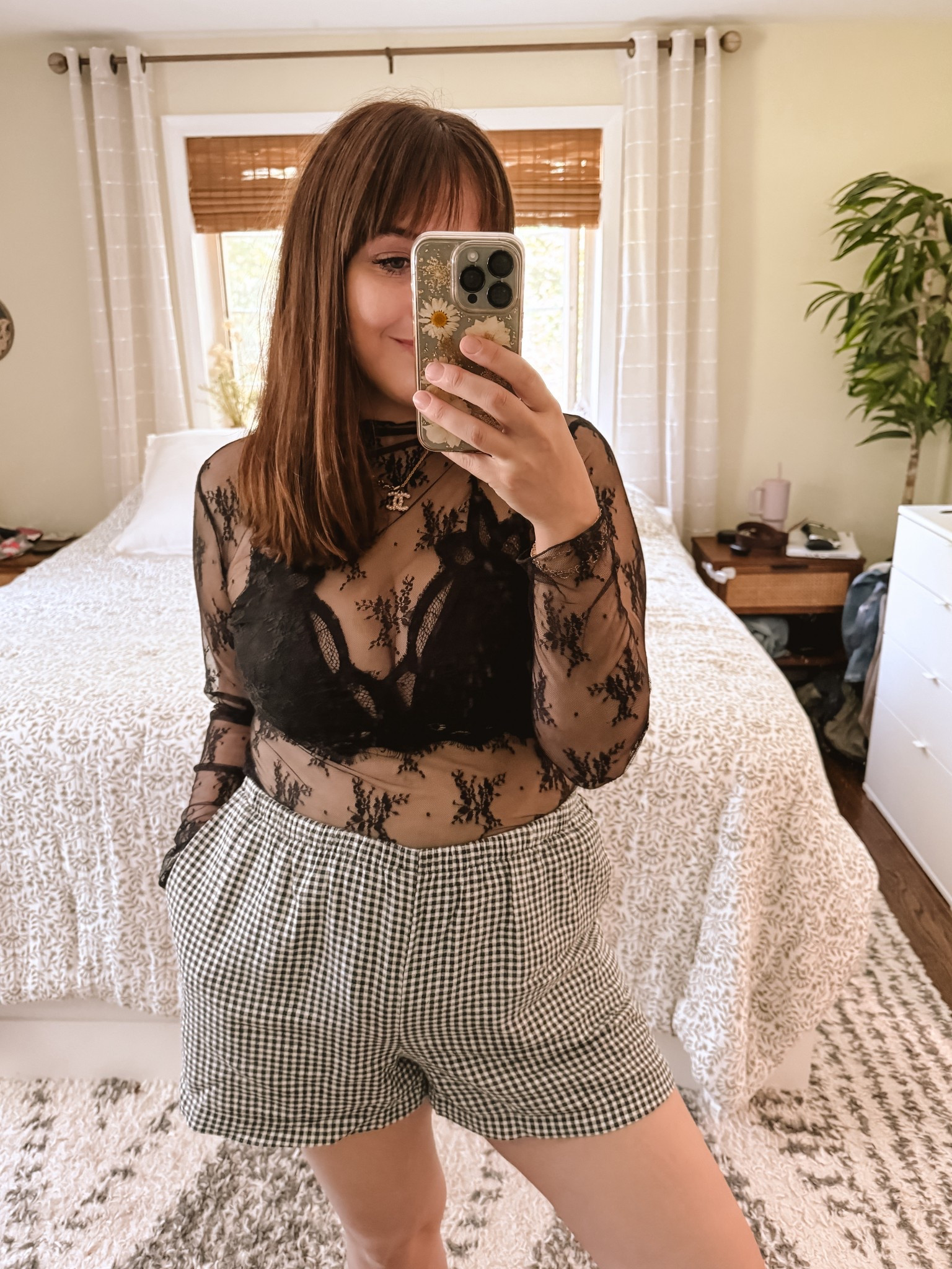 30th birthday going out outfit 😜

Wearing a medium in the lace layering top; and a medium in the gingham shorts 

165 lbs

#LTKFindsUnder50 #LTKSaleAlert #LTKMidsize #LTKSeasonal