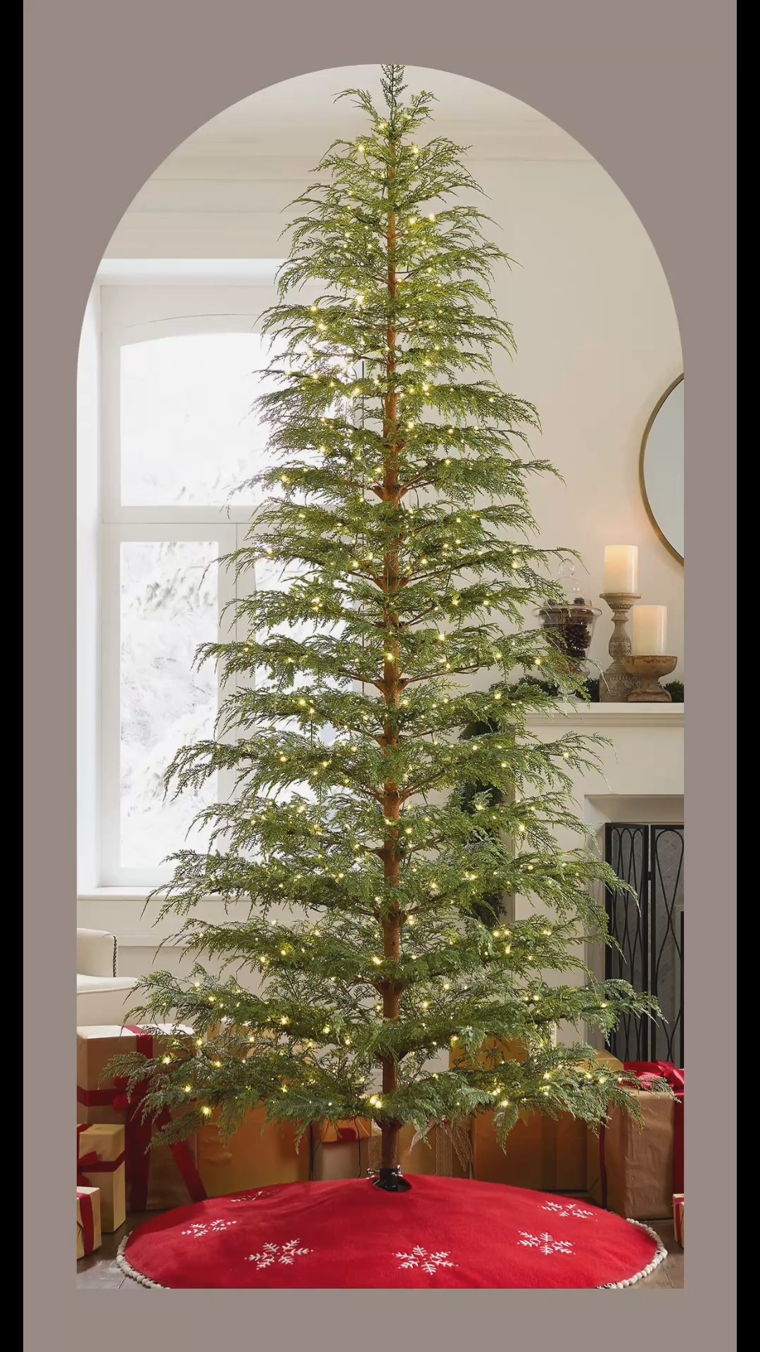 We have 2 foot  up to 12 foot cypress trees! 

#LTKHome #LTKSeasonal