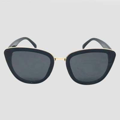 Women's Cateye Sunglasses - A New Day™ Black | Target