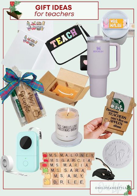 Teacher gift ideas! Lots of personalized & practical items. 

#LTKGiftGuide #LTKSeasonal #LTKHoliday