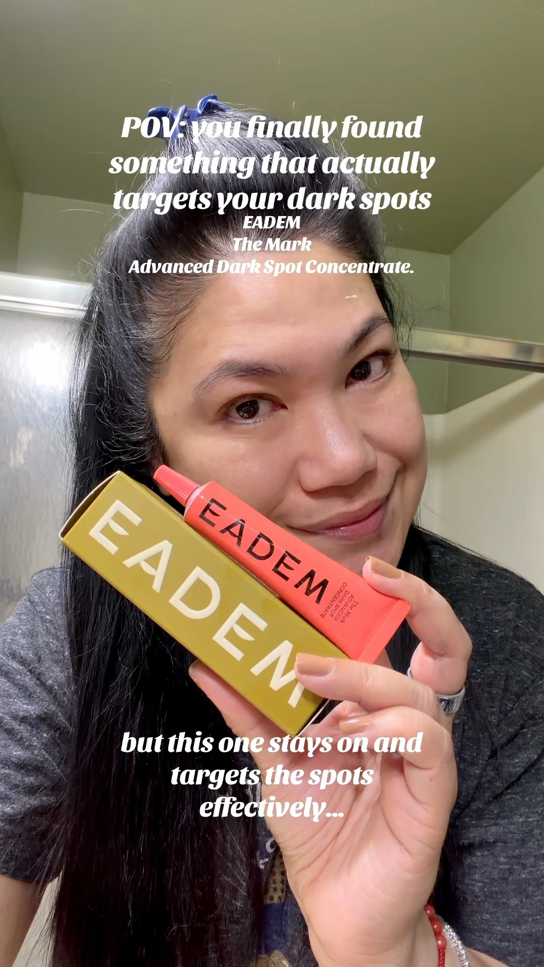 POV: you finally found something that actually targets your dark spots 

EADEM
The Mark
Advanced Dark Spot Concentrate. @EADEM (Gifted)

…not me finally finding something that locks onto my dark spots instead of disappearing 😭✨

but this one stays on and targets the spots effectively…

Available in my TikTok shop 🛒

#skincare #darkspots #hyperpigmentation #acnemarks 
#madammmstyleicon #glowup #skincareroutine #beautyfinds #koreanskincare #beforeandafter #fyp #foryou #viralbeauty #darkspotcorrector #skincareobsessed #glassskinjourney #acnescars #skintok #beautyhacks #routinecheck #selfcare #glowingskin #fypシ #viral #sephora

#LTKBeauty #LTKgrwm #LTKselfcare