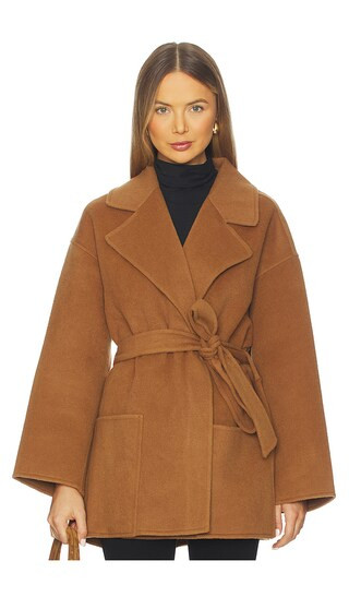 PAIGE Connery Coat in Brown. - size M | Revolve Clothing (Global)