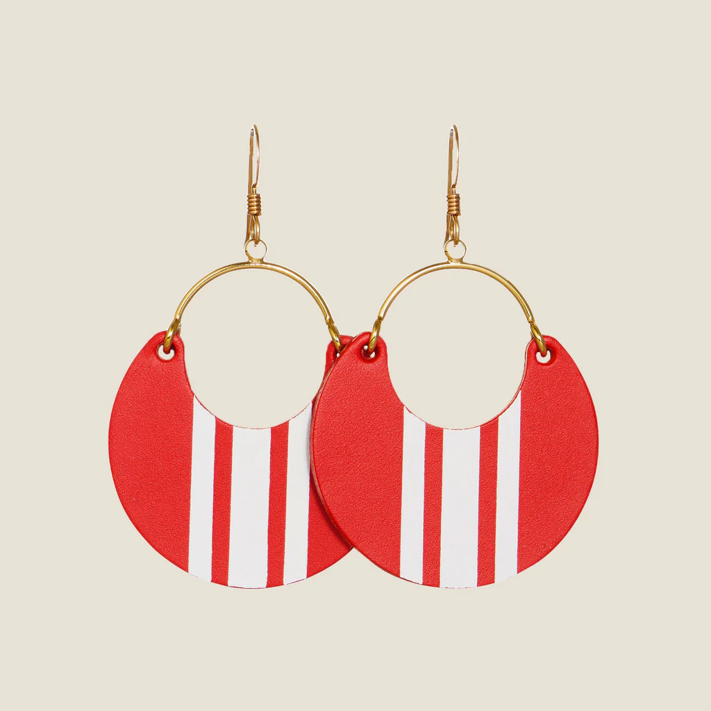 Crimson Rally Ninas | Nickel and Suede