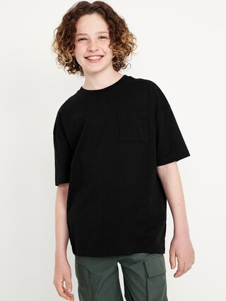 Oversized Short-Sleeve Pocket T-Shirt for Boys | Old Navy (CA)
