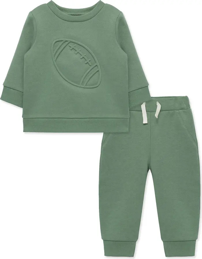 Little Me Football Sweatshirt & Joggers Set | Nordstrom | Nordstrom