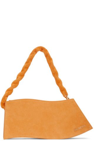 Orange Suede 'La Vague' Bag | SSENSE