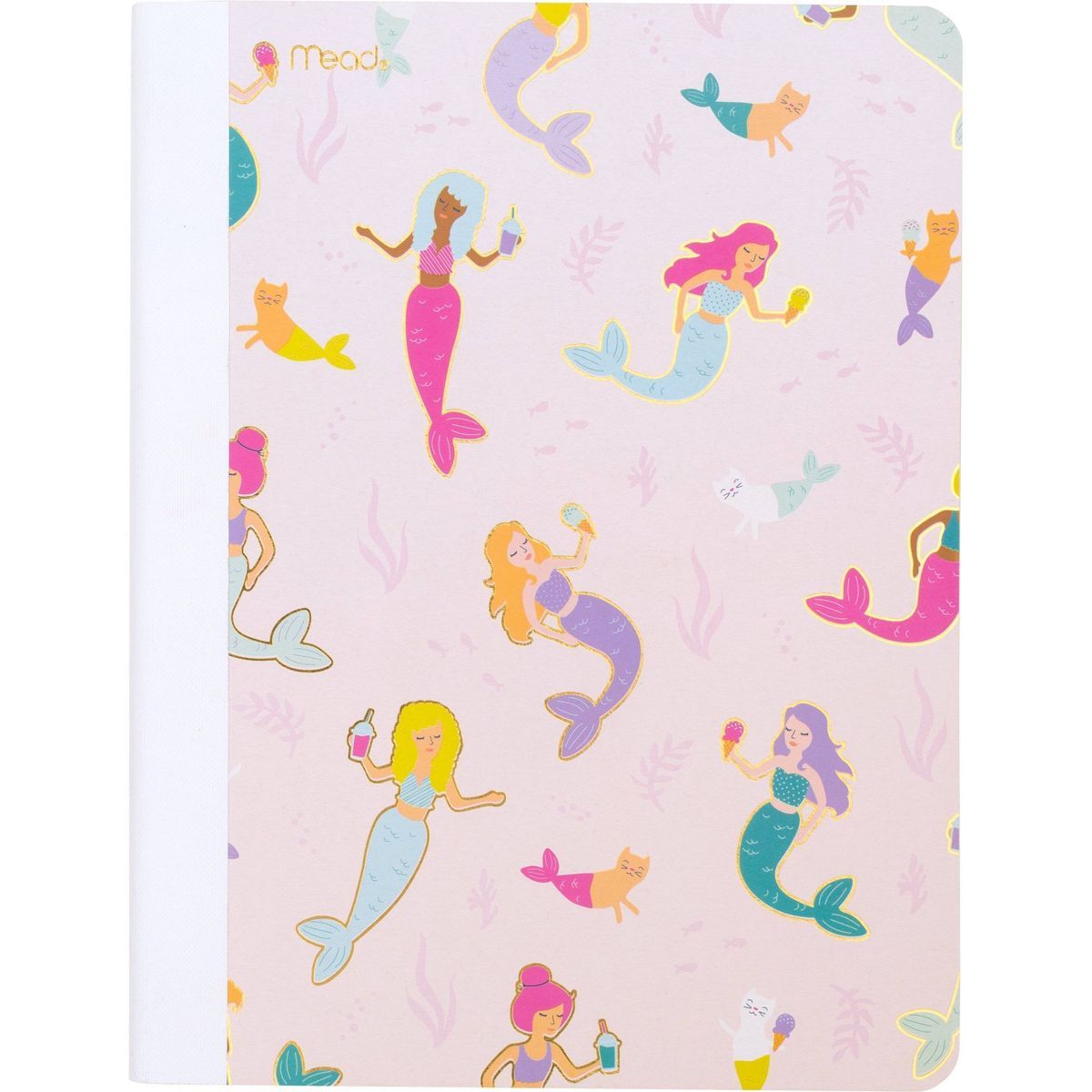 Mead 100 Sheets Wide Ruled Composition Book Little Wonders Mermaid | Target