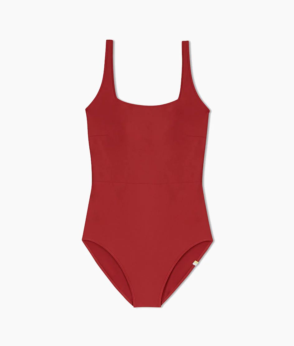 The Seaway Square Neck One Piece 
            | 
              
              
                $9... | SummerSalt