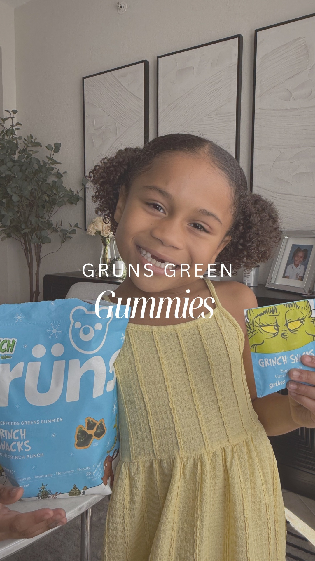 A little Grinch gummy moment. I picked up the limited edition Gruns Grinch gummies and I get the hype. The flavor is so good and the sale is crazy. Kid approved on my side too. Linking them for you all, grab them before they sell out.

#LTKCyberWeek #LTKHoliday #LTKKids