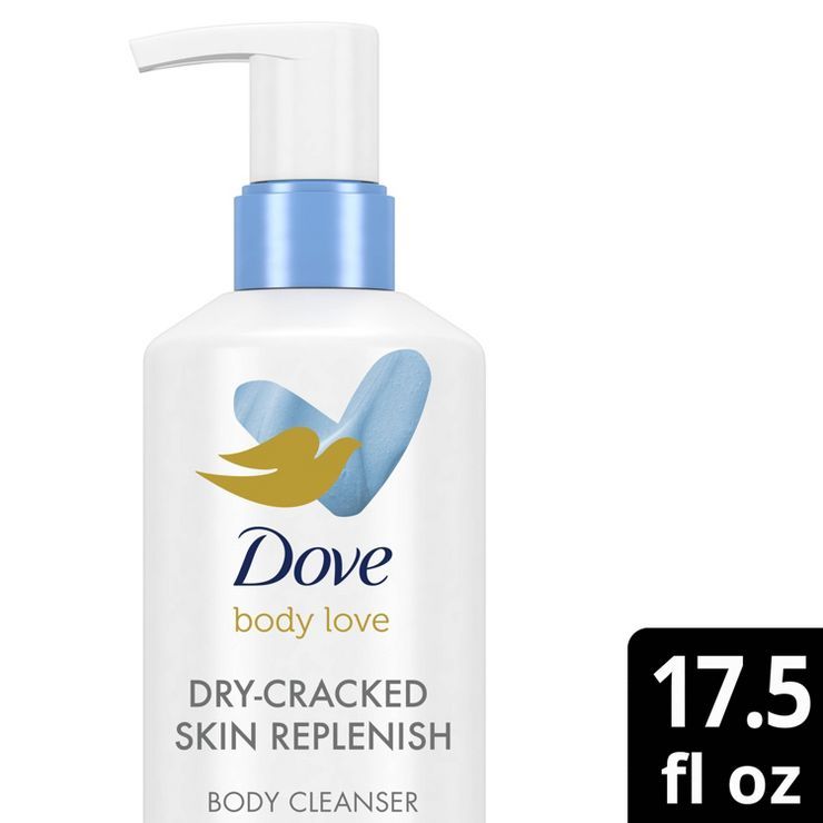 Dove Beauty Body Love Dry-Cracked Skin Replenish Hypoallergenic Body Wash - 17.5 fl oz | Target
