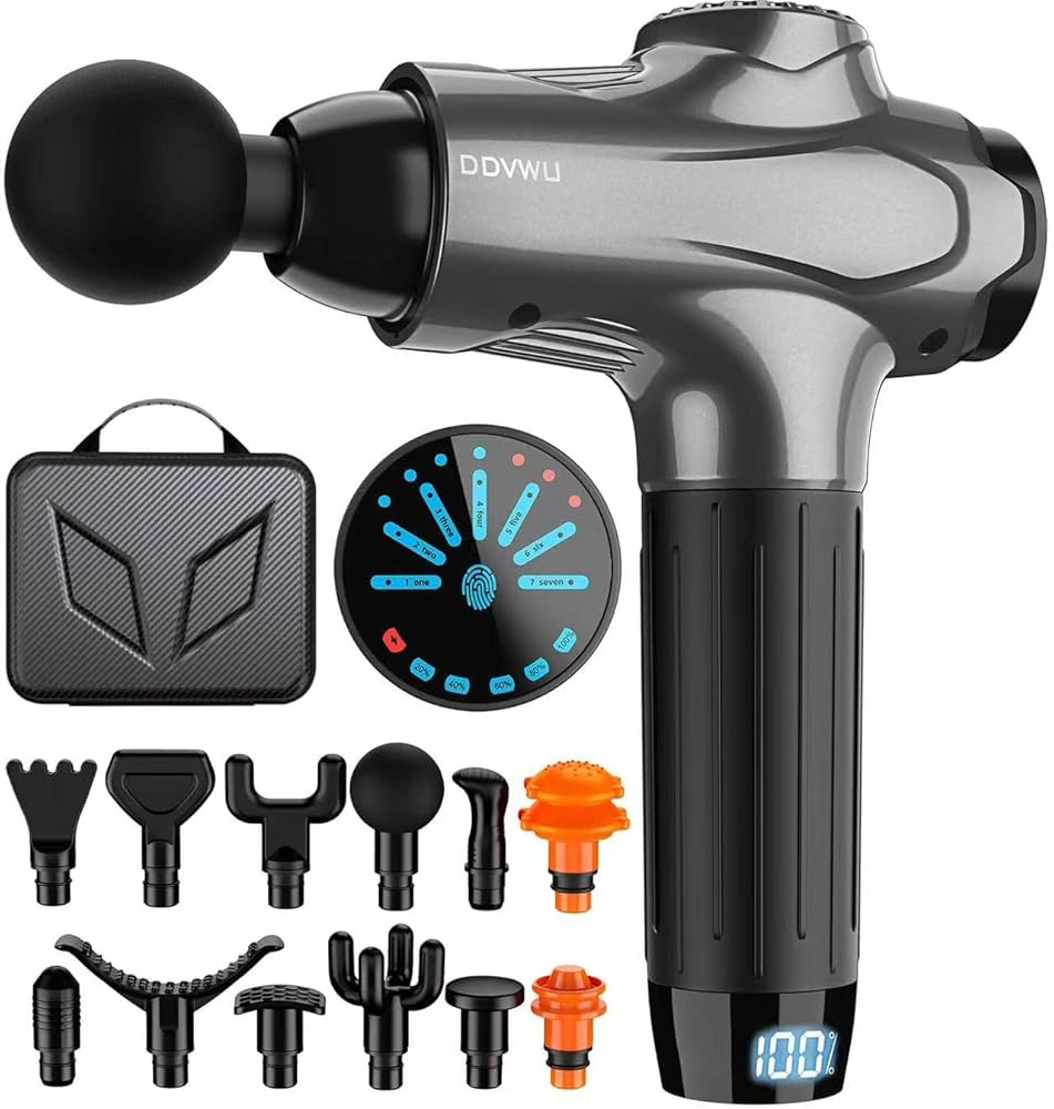 DDVWU Massage Gun - Muscle Massage Gun Deep Tissue, Percussion Massage Gun for Pain Relief, Handh... | Amazon (US)
