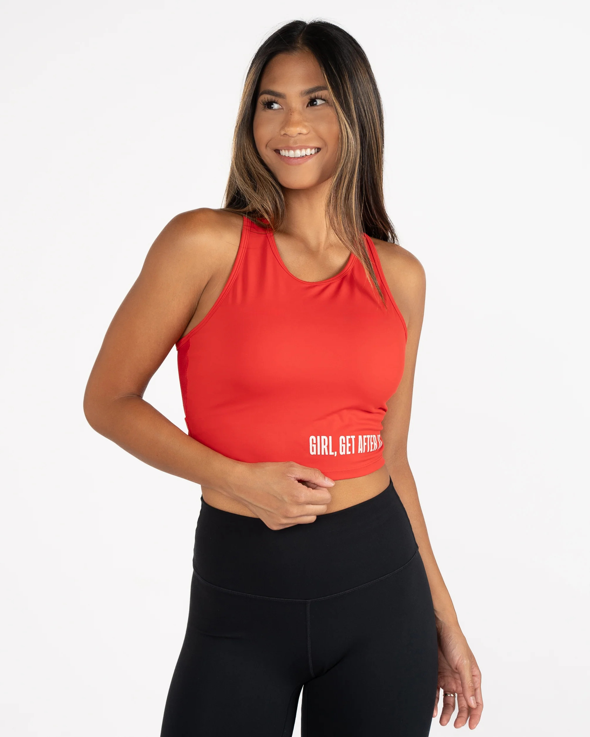 Malibu Crop Top  - Heartthrob (Girl, Get After It) | Senita Athletics