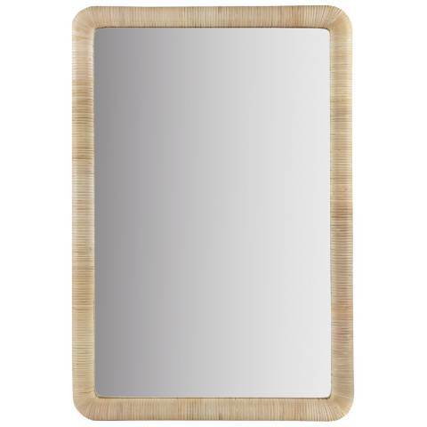 INK+IVY Natural Nova Natural Rattan Rectangle Wall Mirror - #9238D | Lamps Plus | Lamps Plus