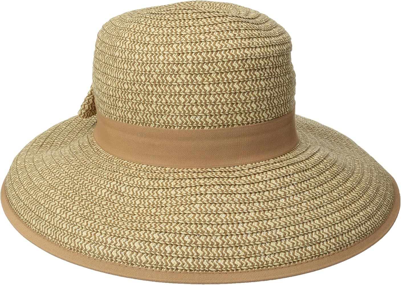 San Diego Hat Company Women's Sun Brim Bow at Back and Contrast Edging | Amazon (US)