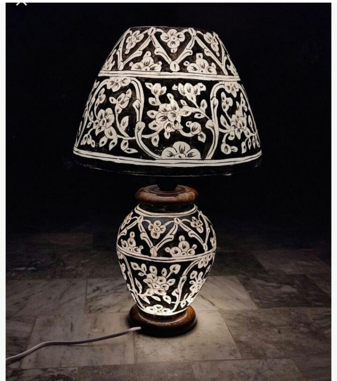 Lamp Camel Skin Lamp Table Lamp Handcrafted Camel Skin Table Lamp & Hand Panted - Etsy | Etsy (US)