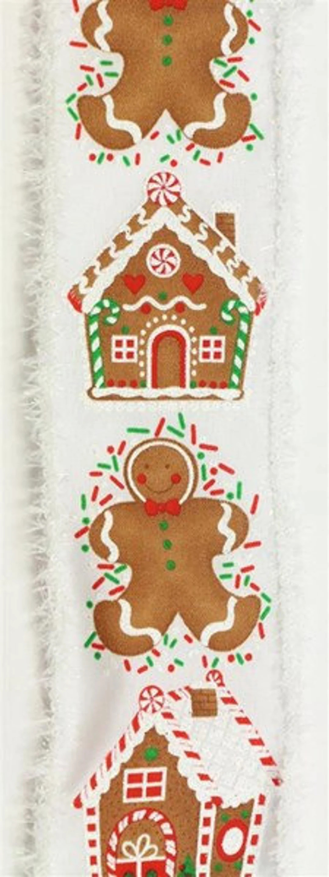 Gingerbread House w/Drift  Wired Ribbon By the Roll 2.5" x 10 Yards RGA813227 | Etsy (US)