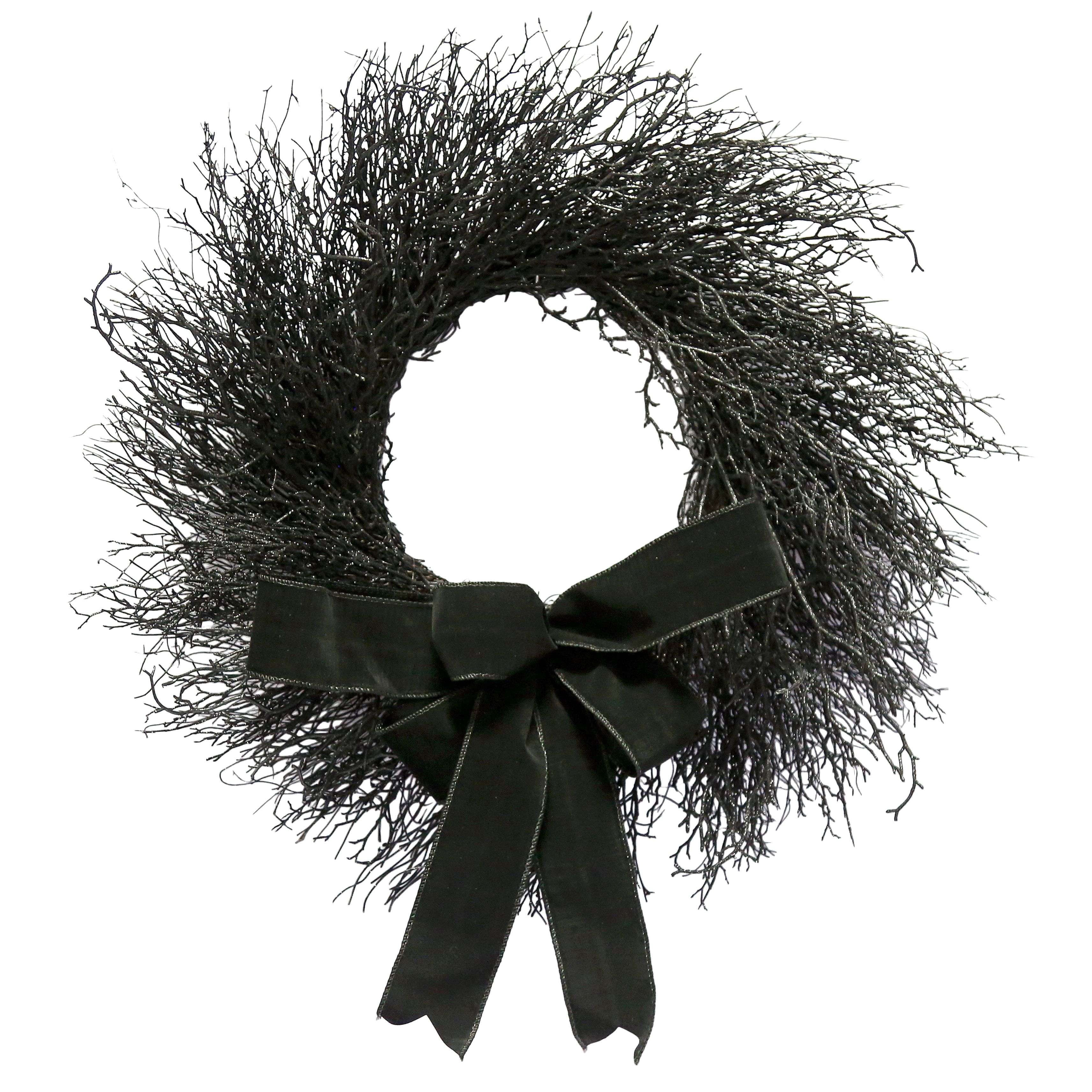 My Texas House Black Twig Wreath 24" - Walmart.com | Walmart (US)