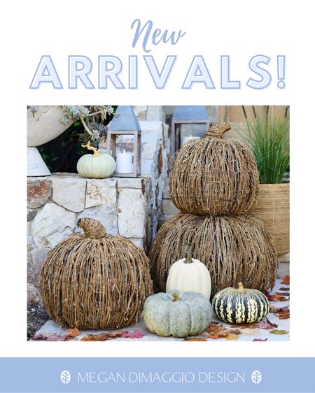 Looove these new woven lit outdoor pumpkins!! Available in two sizes, and super easy to stack!! These would be so cute on a front porch for the entire Fall season!! 🍂🎃 also linked some affordable faux pumpkins too!

#LTKFind #LTKhome #LTKSeasonal