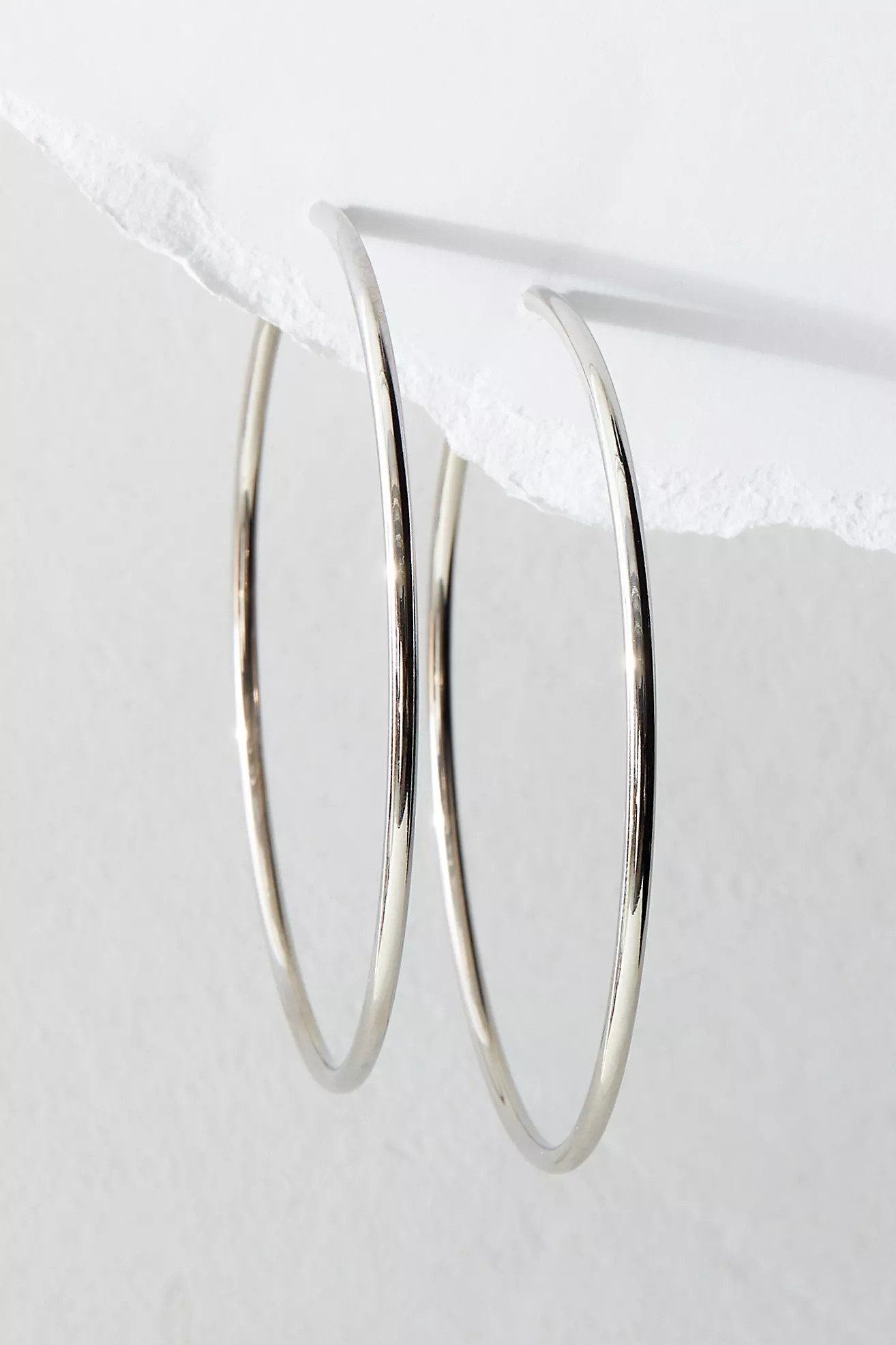 14k Gold Plated Omega Closure Hoops | Free People (Global - UK&FR Excluded)