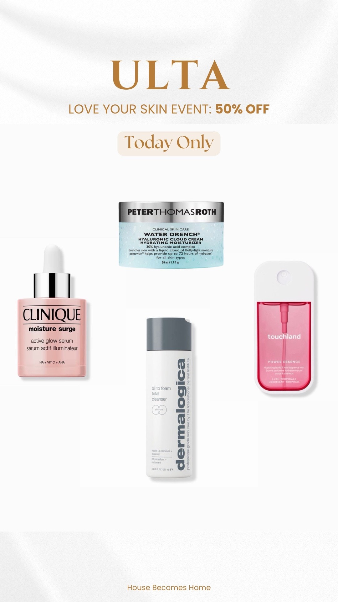 Ulta last day of the Love Your Skin Event. 50% off today only!!




#LTKBeauty #LTKSaleAlert #LTKFindsUnder50