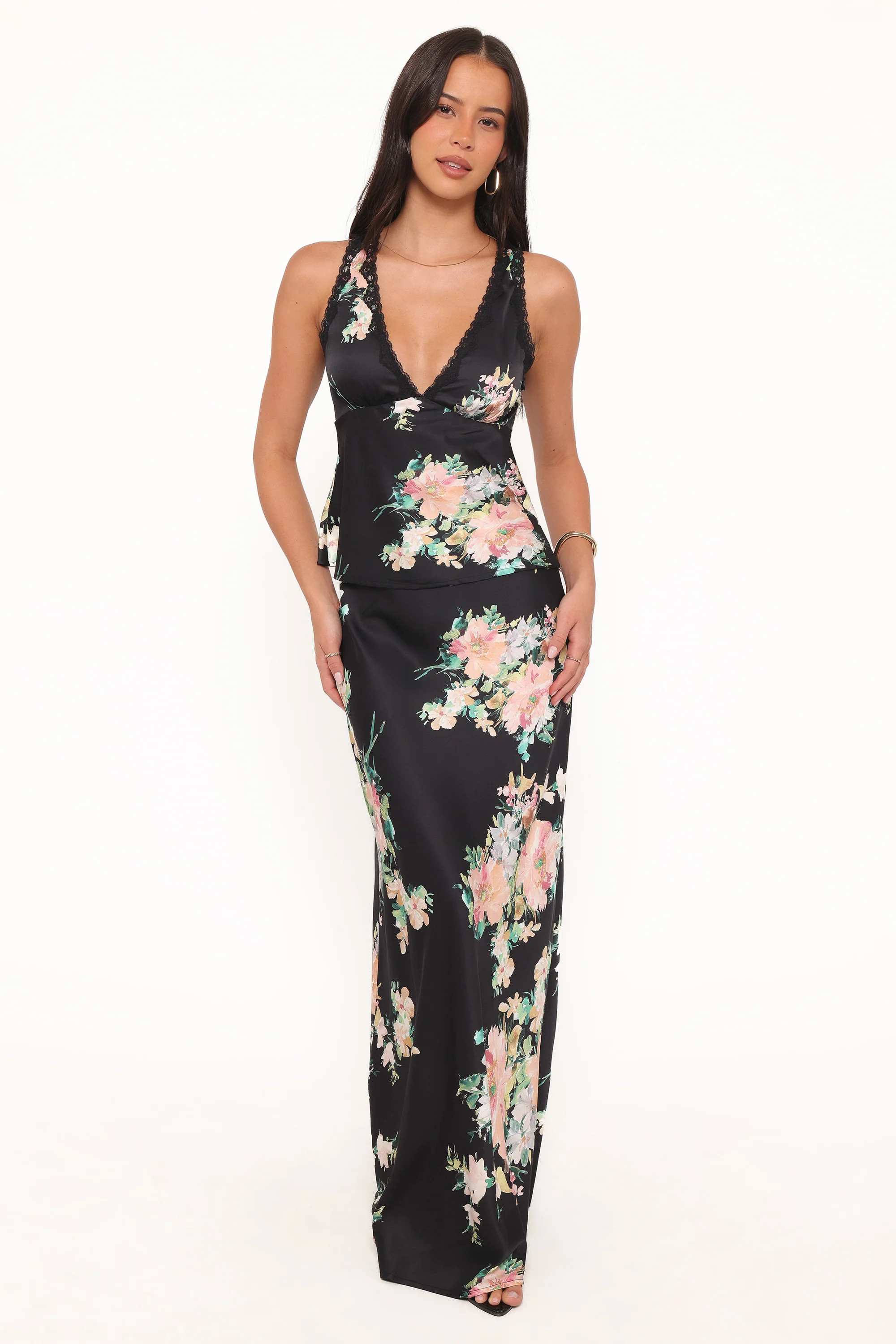 Velman Skirt - Black Floral | Petal & Pup (US)