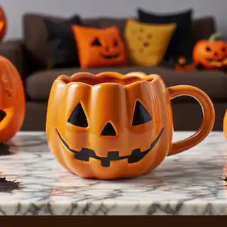 17oz. Jack-o'-Lantern Ceramic Mug by Ashland® | Michaels | Michaels Stores