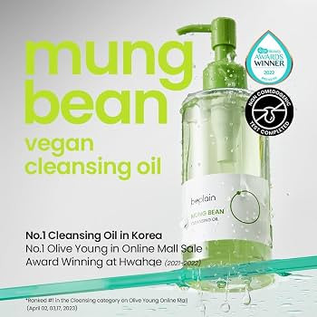 beplain Mung Bean Cleansing Oil(6.76fl.oz/200ml)| Fragrance-Free | Non-Comedogenic Tested| Makeup... | Amazon (US)