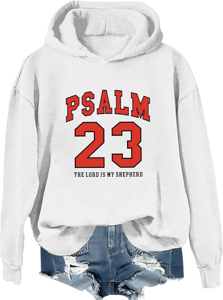 Psalm 23 Sweatshirt The Lord Is My Shepherd Shirt Christian Shirts For Women Men | Amazon (US)