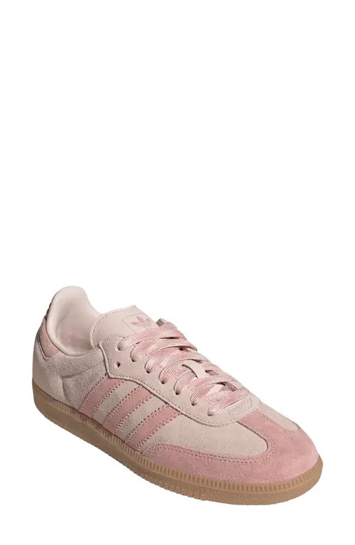 adidas Gender Inclusive Samba OG Sneaker in Wonder Quartz/Mauve/Gum at Nordstrom, Size 7.5 Women's | Nordstrom