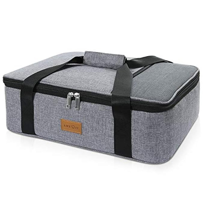 Lifewit Insulated Casserole Dish Carrier Thermal Lasagna Lugger for Potluck Parties/Picnic/Beach, Lu | Amazon (US)