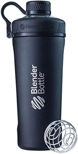 BlenderBottle Radian Shaker Cup Insulated Stainless Steel Water Bottle with Wire Whisk, 26-Ounce,... | Amazon (US)