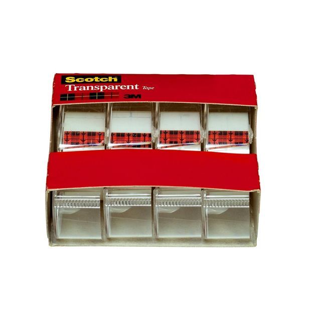 Scotch 4pk Transparent Tape 3/4" x 275" | Target