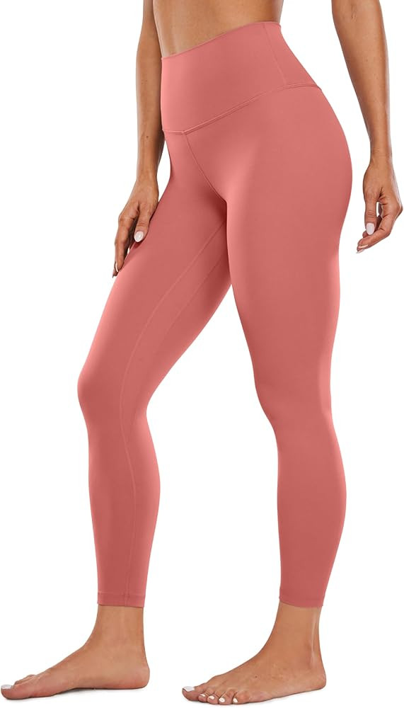 CRZ YOGA Womens Butterluxe High Waisted Yoga Leggings 25" - Double Seamed Buttery Soft Comfy Athl... | Amazon (US)