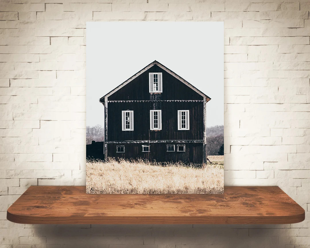 Barn Photograph Fine Art Print Color Photography Wall Art Pictures of Barns Cottage & Farmhouse D... | Etsy (US)