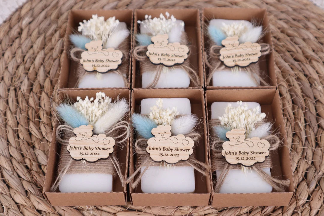 Handmade Baby Shower Scented Soap Favors, Wedding Favors for Guests in Bulk, Rustic Wedding Favor... | Etsy (US)