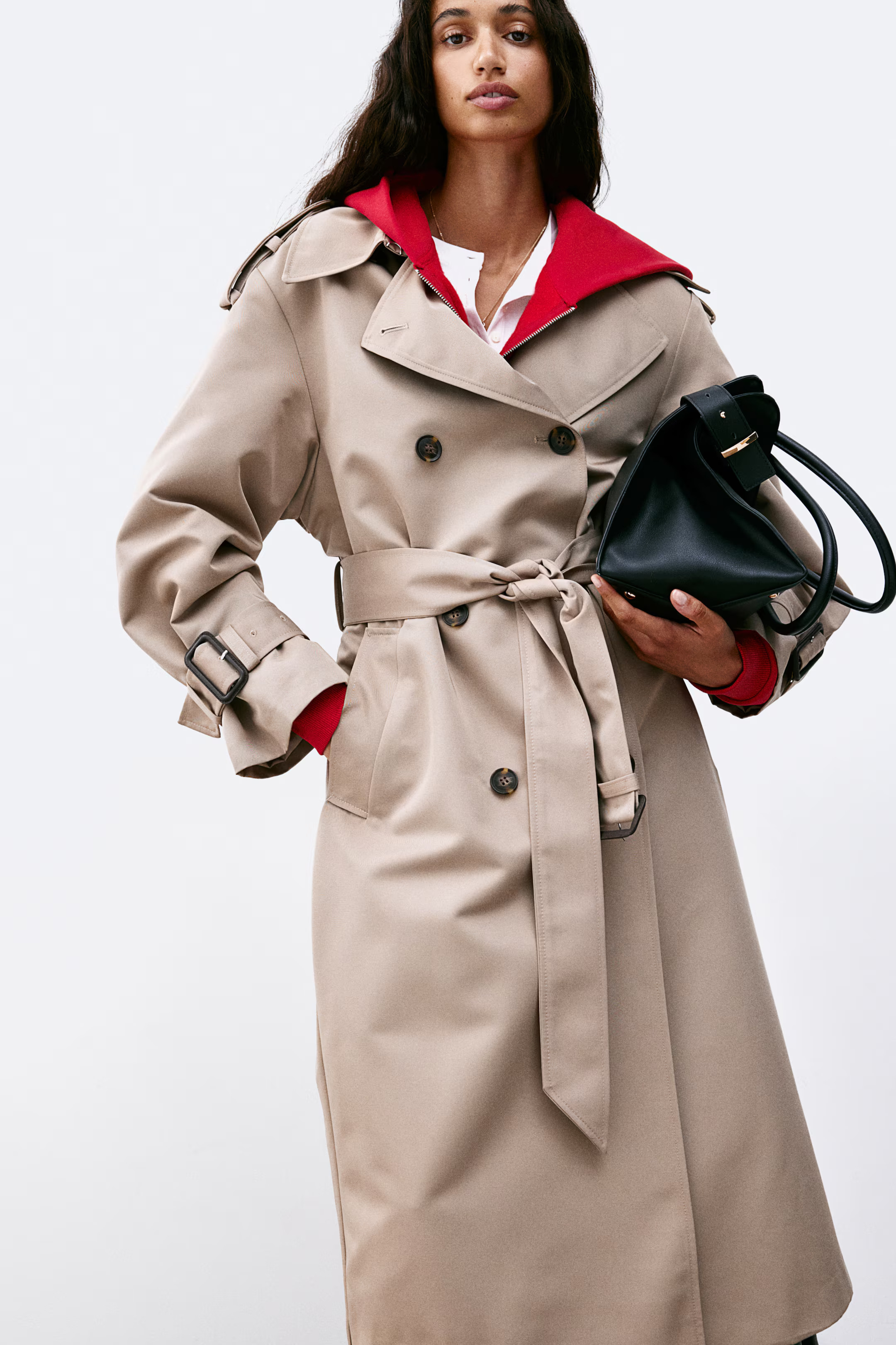 Double-breasted trench coat | H&M (UK, MY, IN, SG, PH, TW, HK)