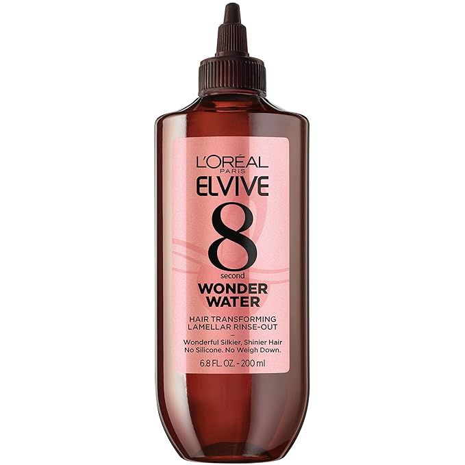 L'Oreal Paris Elvive 8 Second Wonder Water Lamellar, Rinse Out Moisturizing Hair Treatment for Si... | Amazon (US)