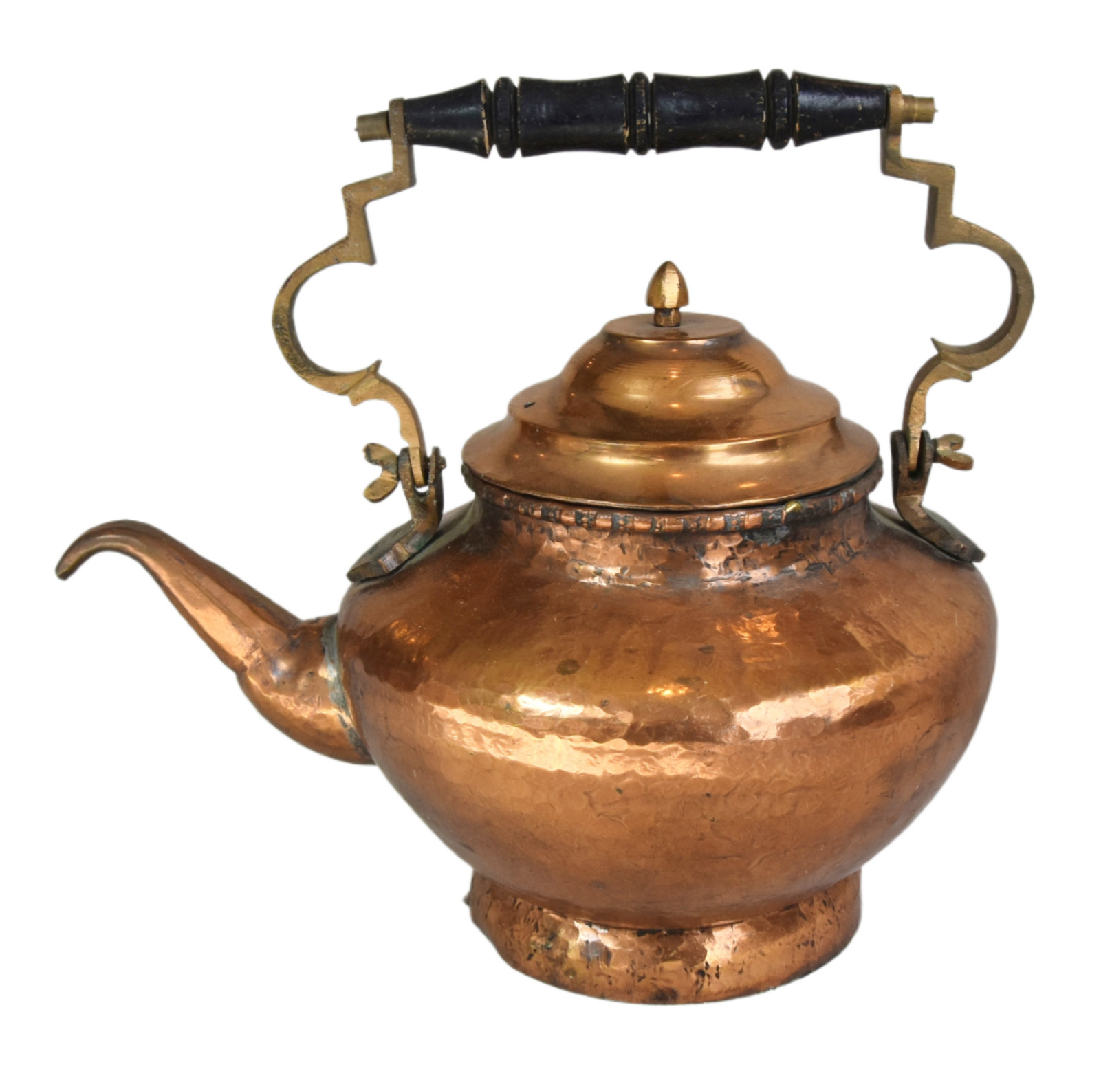 Antique Hammered Copper Tea Kettle Pot | One Kings Lane