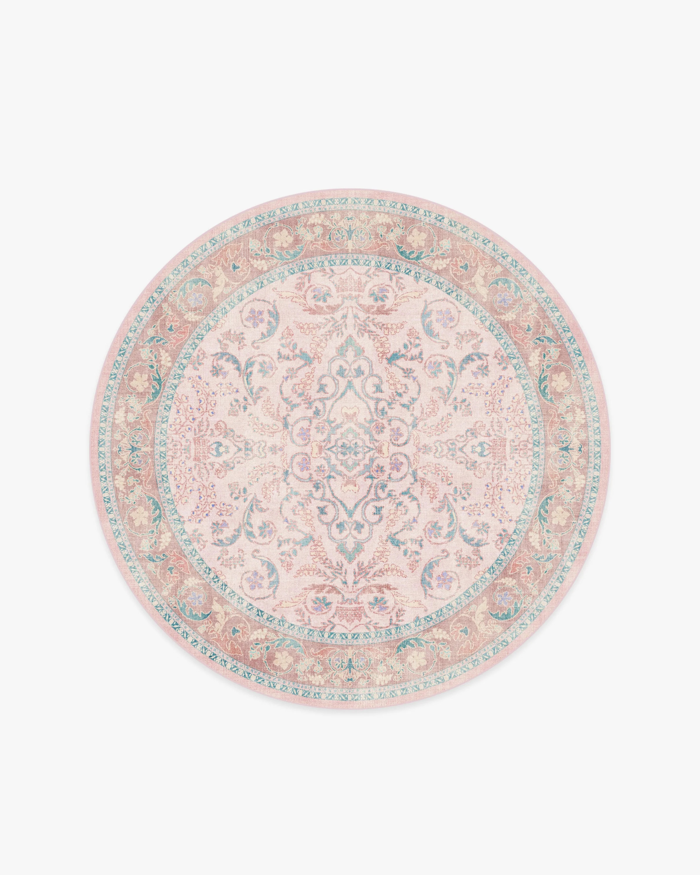 Fit For A Queen Soft Rose Rug by Bridgerton | Ruggable