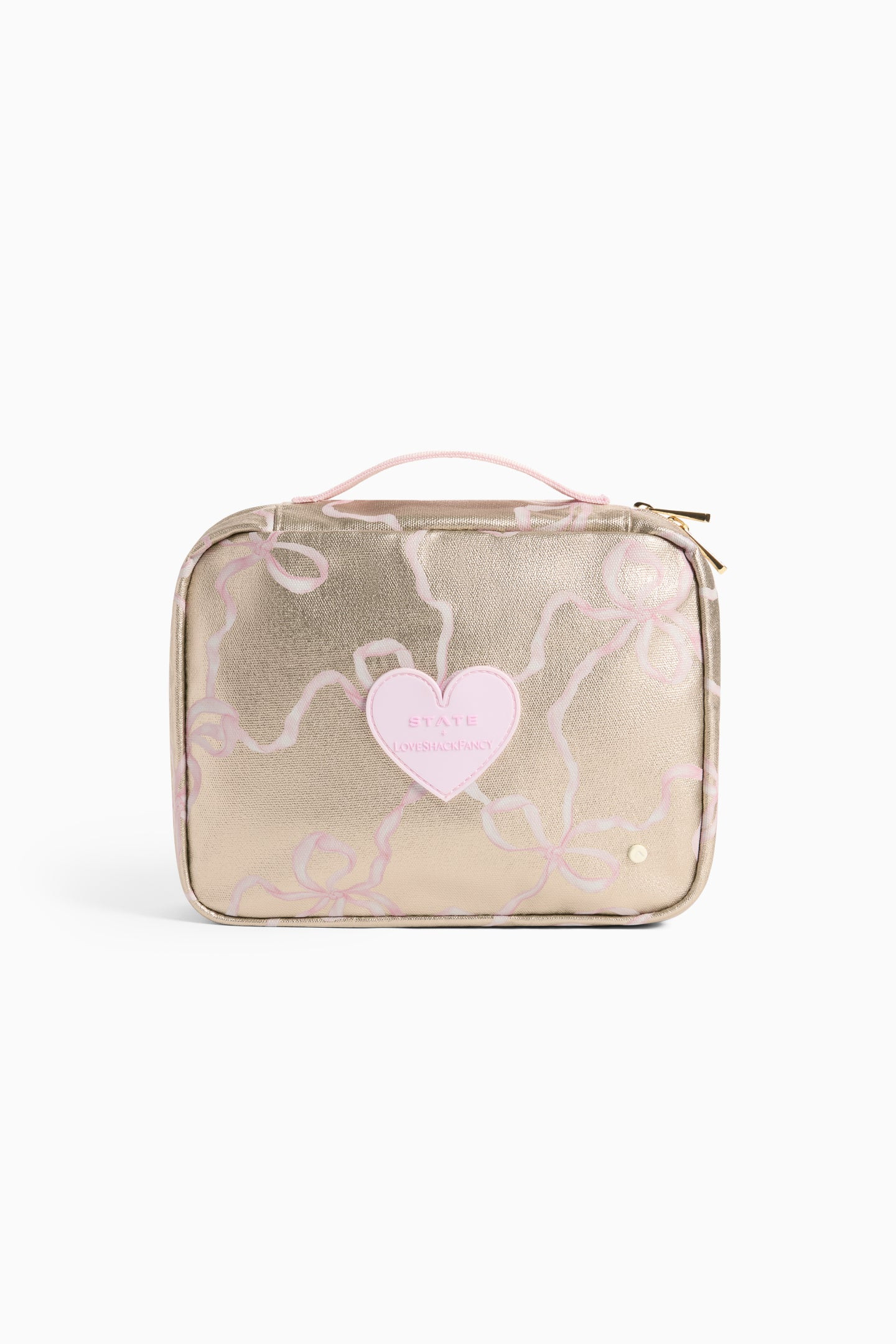 STATE x LoveShackFancy Gold Bensen Toiletry Kit | LoveShackFancy