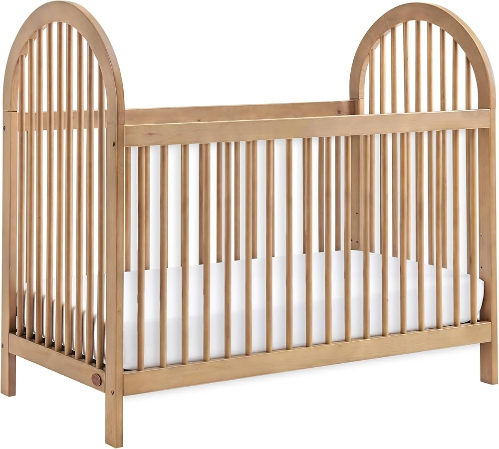 Soho Baby Everlee 3-in-1 Island Crib, Honey Wood | Amazon (US)