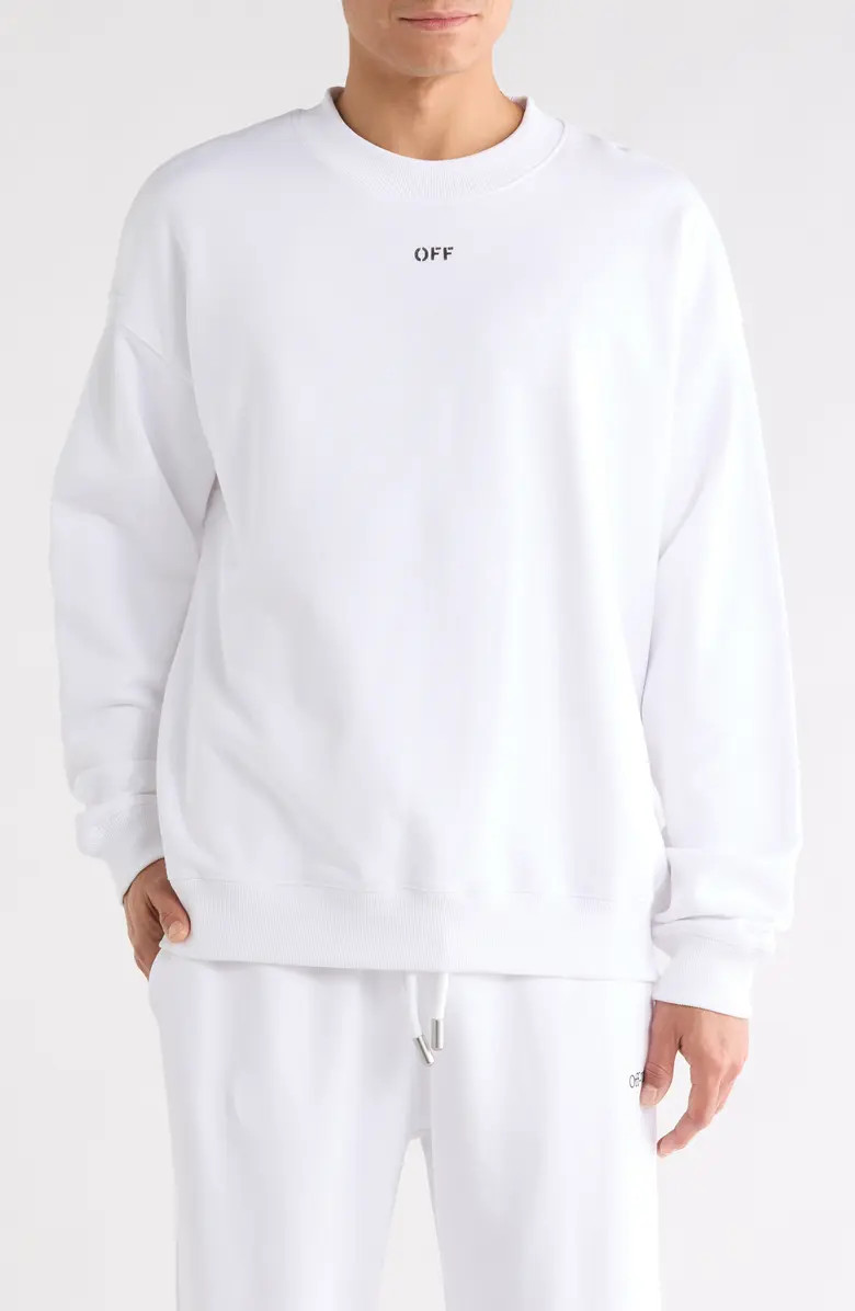 Off-White Dotted Arrow Crewneck Sweatshirt | Nordstromrack | Nordstrom Rack