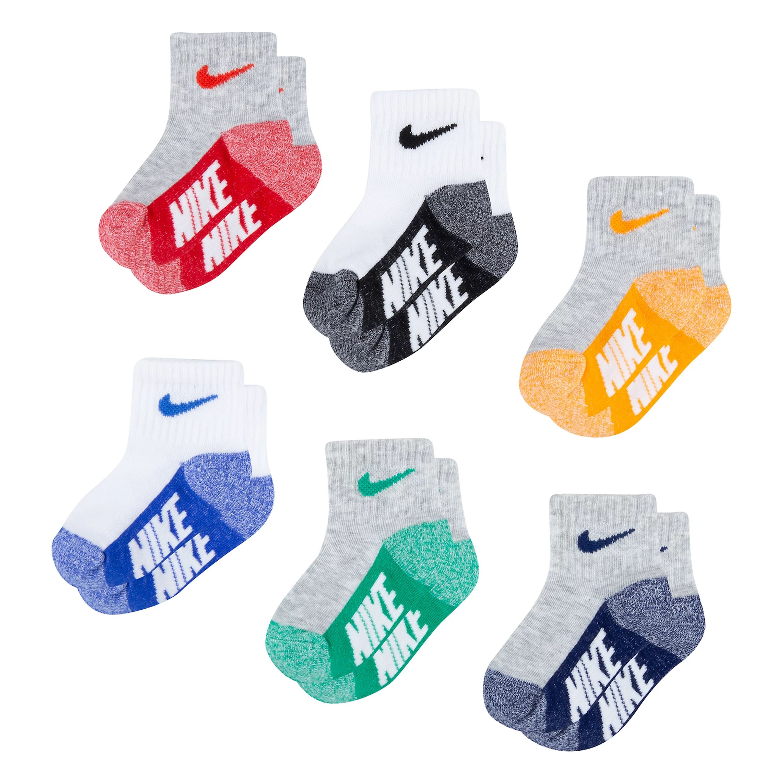 Baby / Toddler Nike 6 Pack Ankle Socks | Kohl's