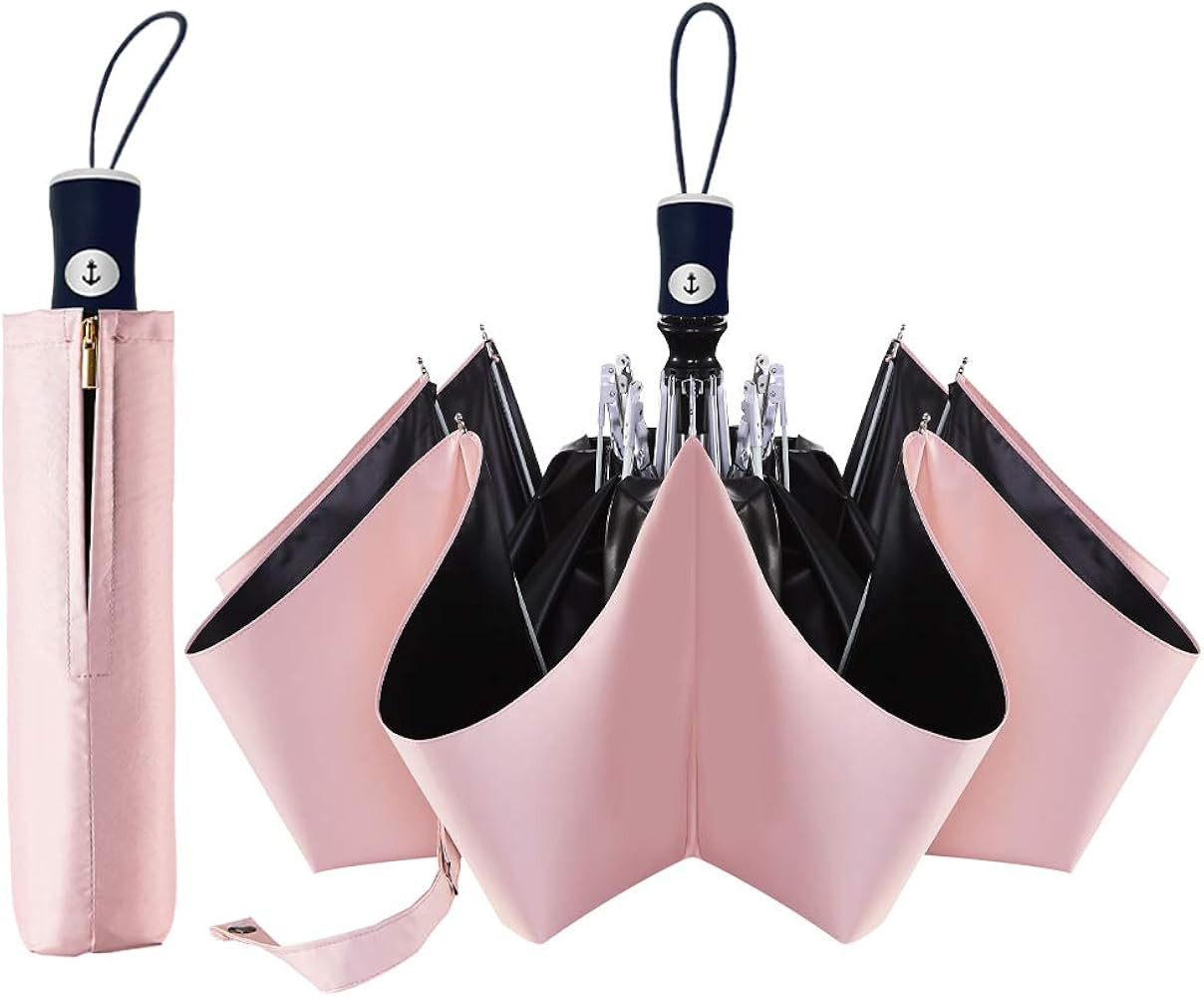 DBA FDJASGY Sun Umbrella Compact Folding Travel Umbrella Auto Open and Close for Windproof, Rainp... | Amazon (US)