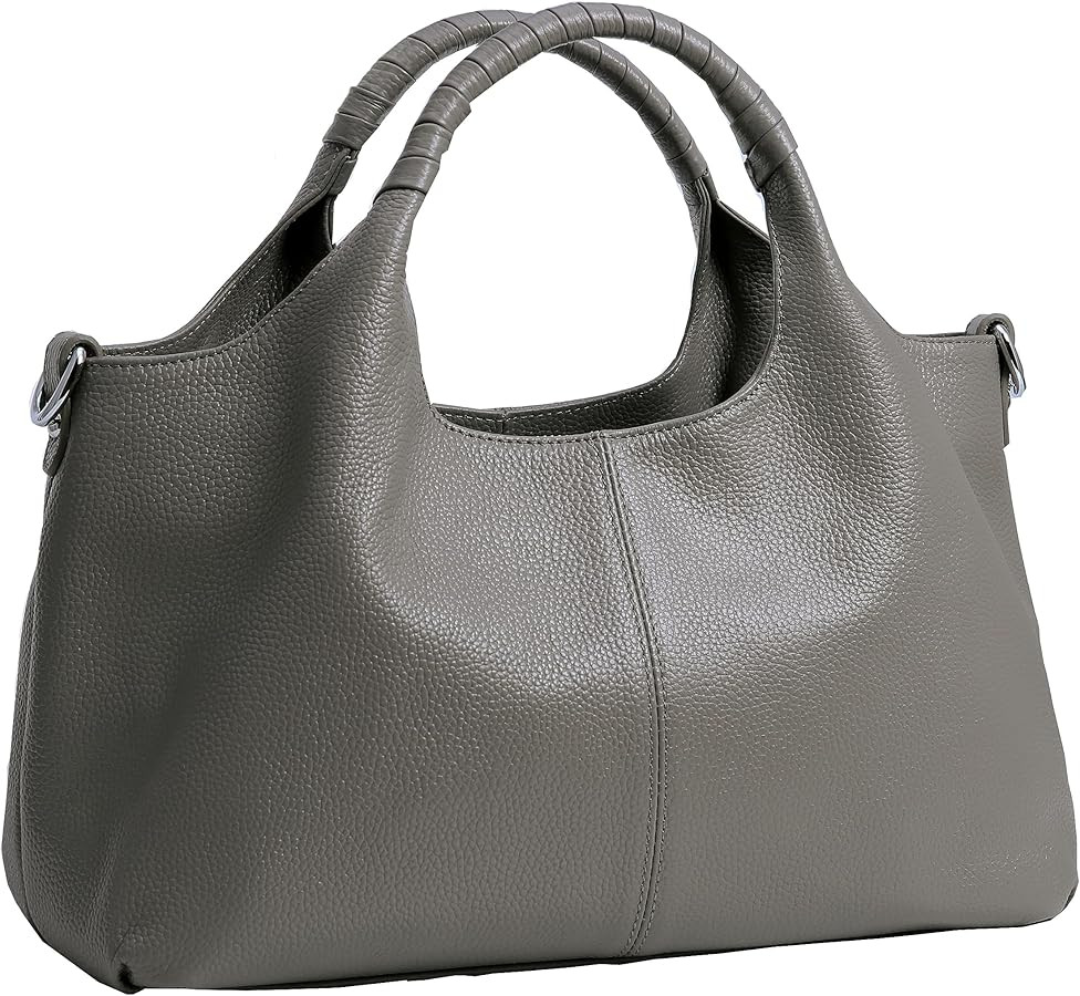 Iswee Genuine Leather Shoulder Bags Purses and Handbags for Women Satchel Designer Cross Body Hob... | Amazon (US)