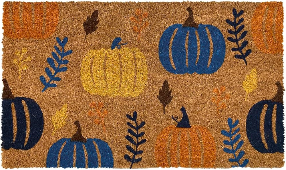 Avera Products | Pumpkins Doormats, Thanksgiving and Fall Mat, Natural Coir Fiber Doormat, Anti-S... | Amazon (US)