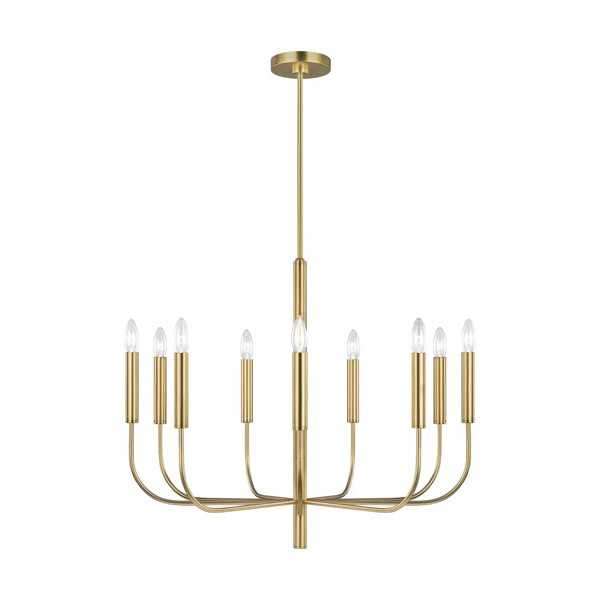 Brianna 9-Light Candle Style Classic / Traditional Chandelier | Wayfair North America